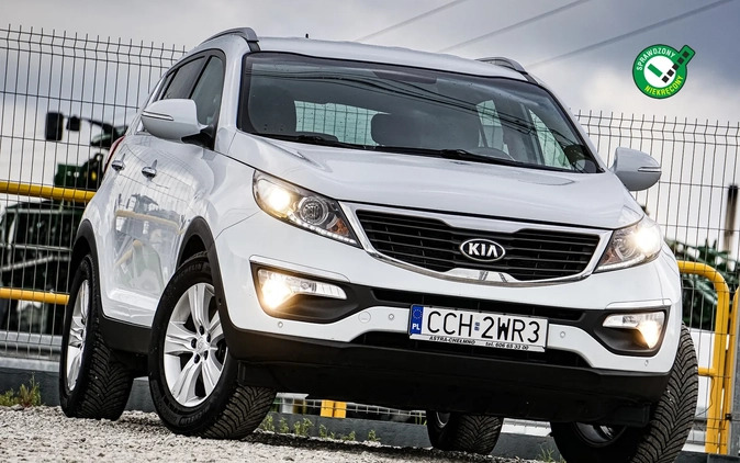 Kia Sportage cena 46500 przebieg: 193000, rok produkcji 2013 z Lubawa małe 704